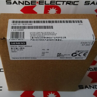 6ES7321-1BL00-0AA0 SIEMENS 6ES73211BL000AA0 6ES7 321-1BL00-0AA0 Input digitale