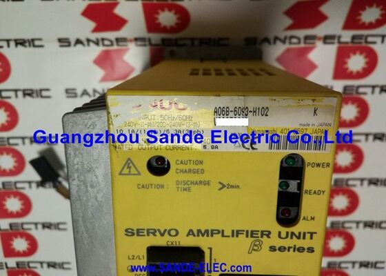 Unità Amplificatore Servo Fanuc 200-240VAC 6.3A/5.9A A06B-6093-H102 A06B6093H102 A06B-6093-H102