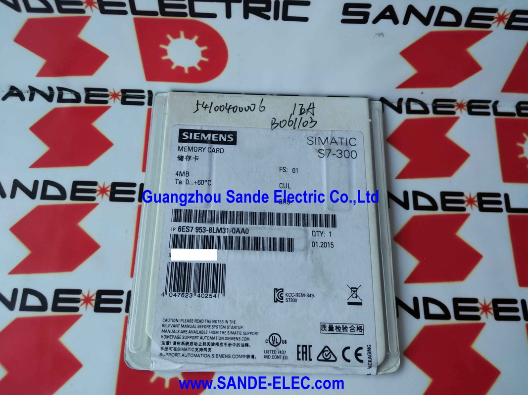 SIMATIC  MICRO MEMORY CARD 6ES7953-8LM31-0AA0   6ES7 953-8LM31-0AA0   6ES7953-8LM31-OAAO