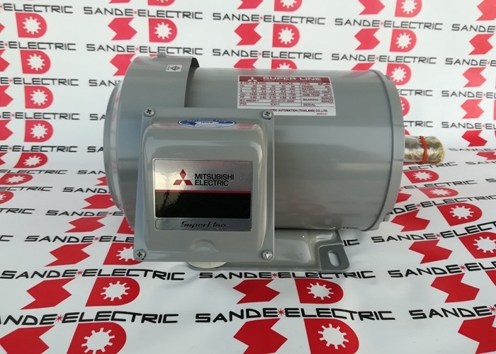 NEW Mitsubishi SF-JR, .75kW/1HP, 3410 RPM, 80M Frame, 480 VAC, 1.39 Amps, 2 Pole,