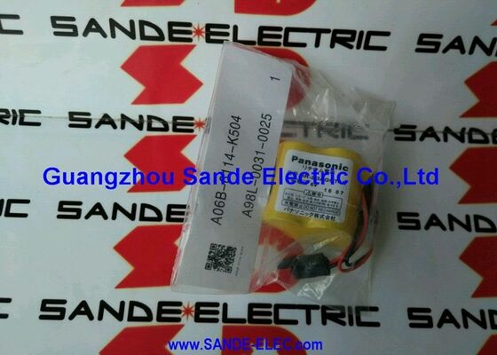 La batteria servo di Panasonic A06B-6114-K504 A98L-0031-0025 A06B6114K504 A98L00310025 AO6B-6114-K5O4 A98L-OO31-OO25