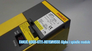 Amplificatore mandrino FANUC SPM-15i A06B-6111-H015#H550 Video dimostrativo del prodotto