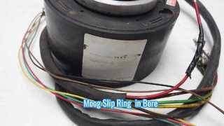 MOOG 800-336-2112 Slip Ring Coil Assembly 1.5in Bore | 12 Ch 10A | Litton Poly Scientific Showcase